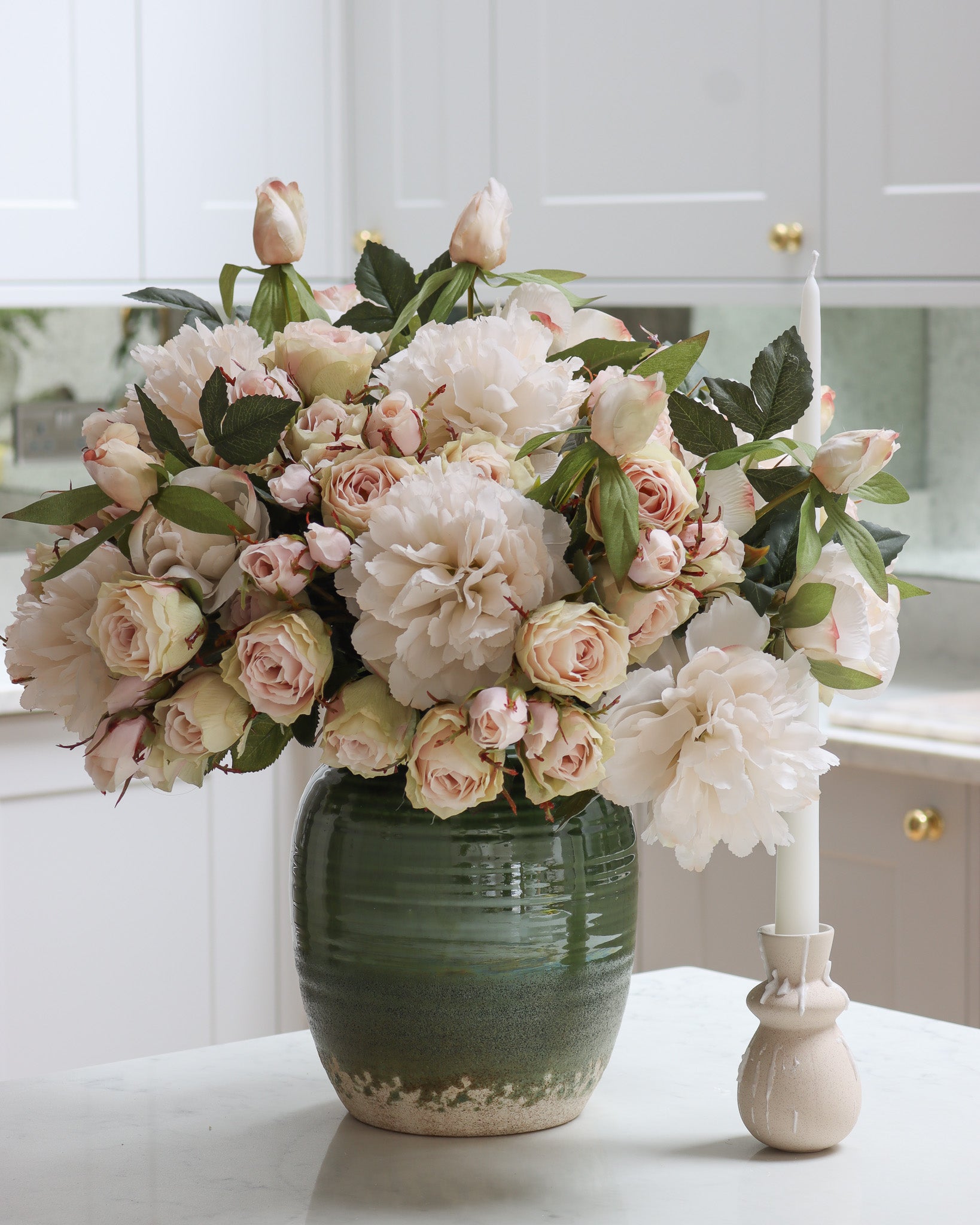 Blush Pink Rose Spray