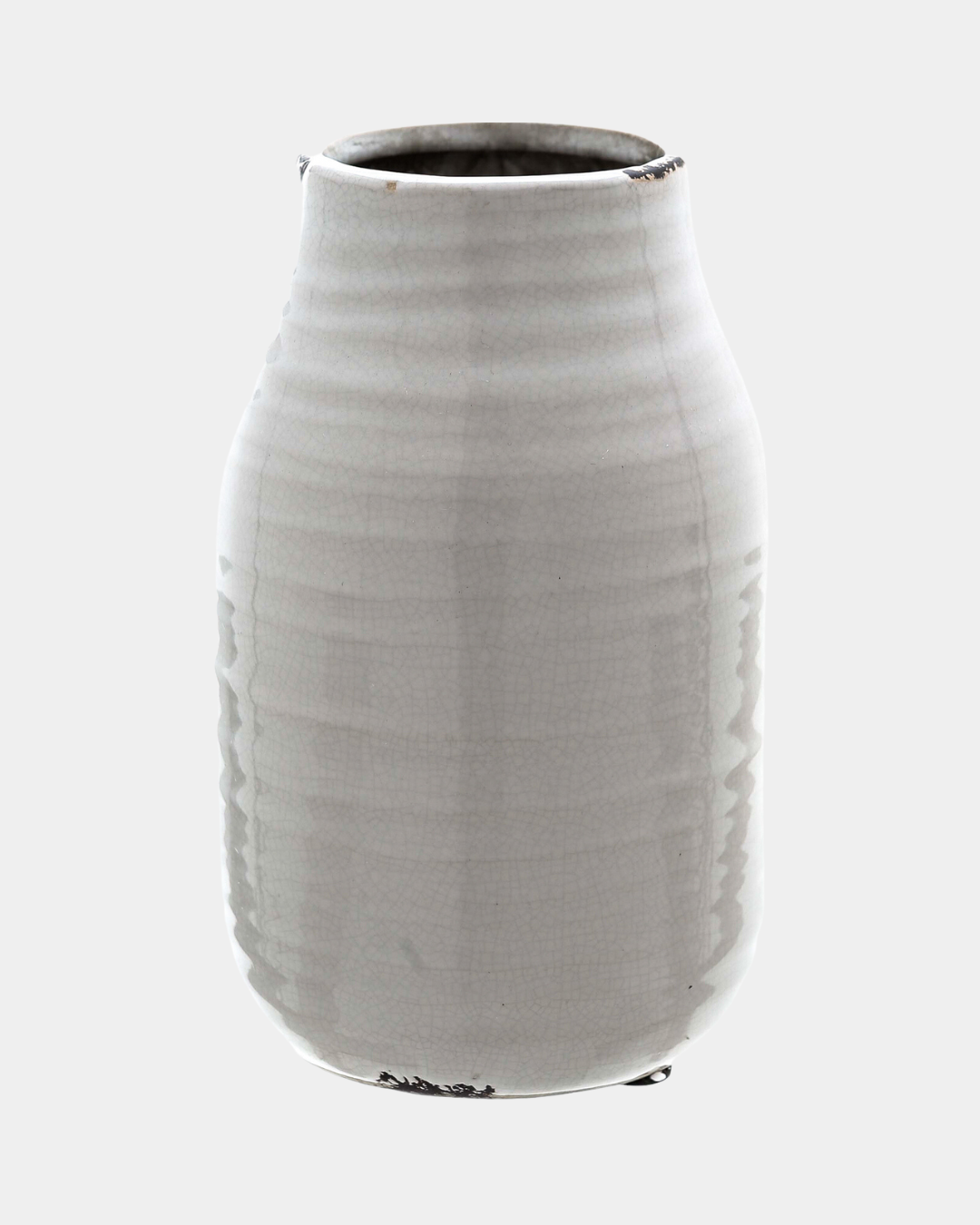 Small White Ceramic Vase