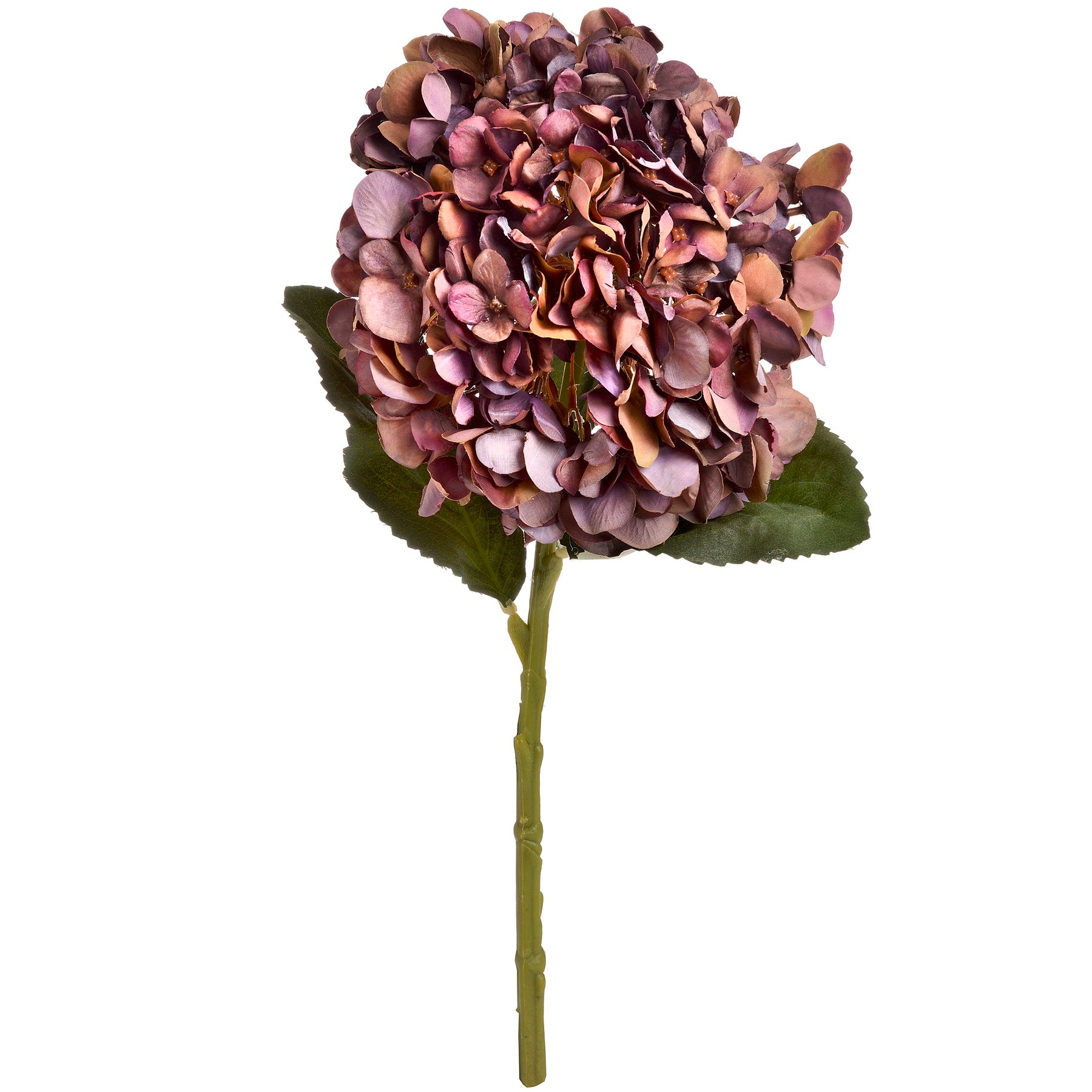 Faux Brown Hydrangea