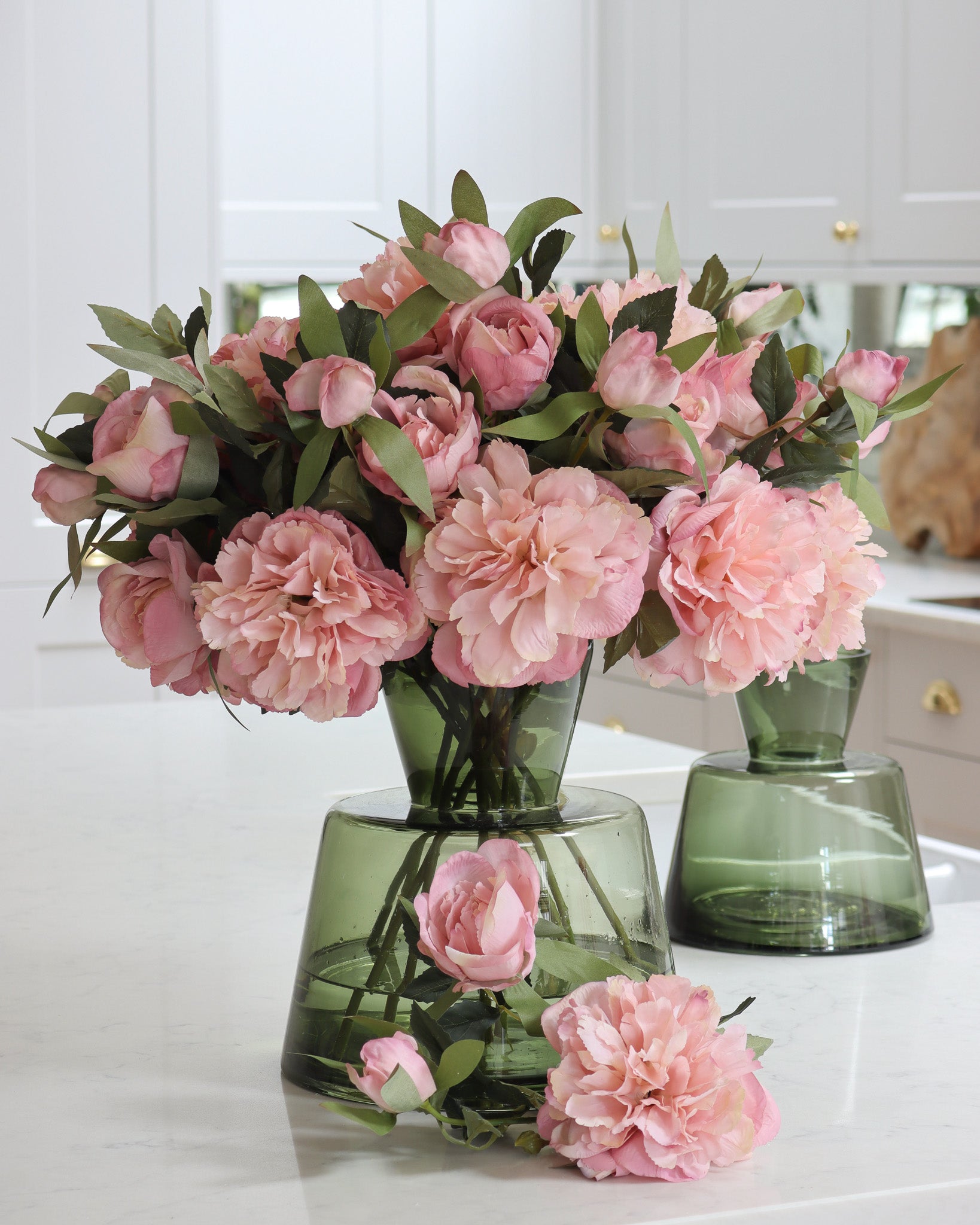 Pink Peony Spray