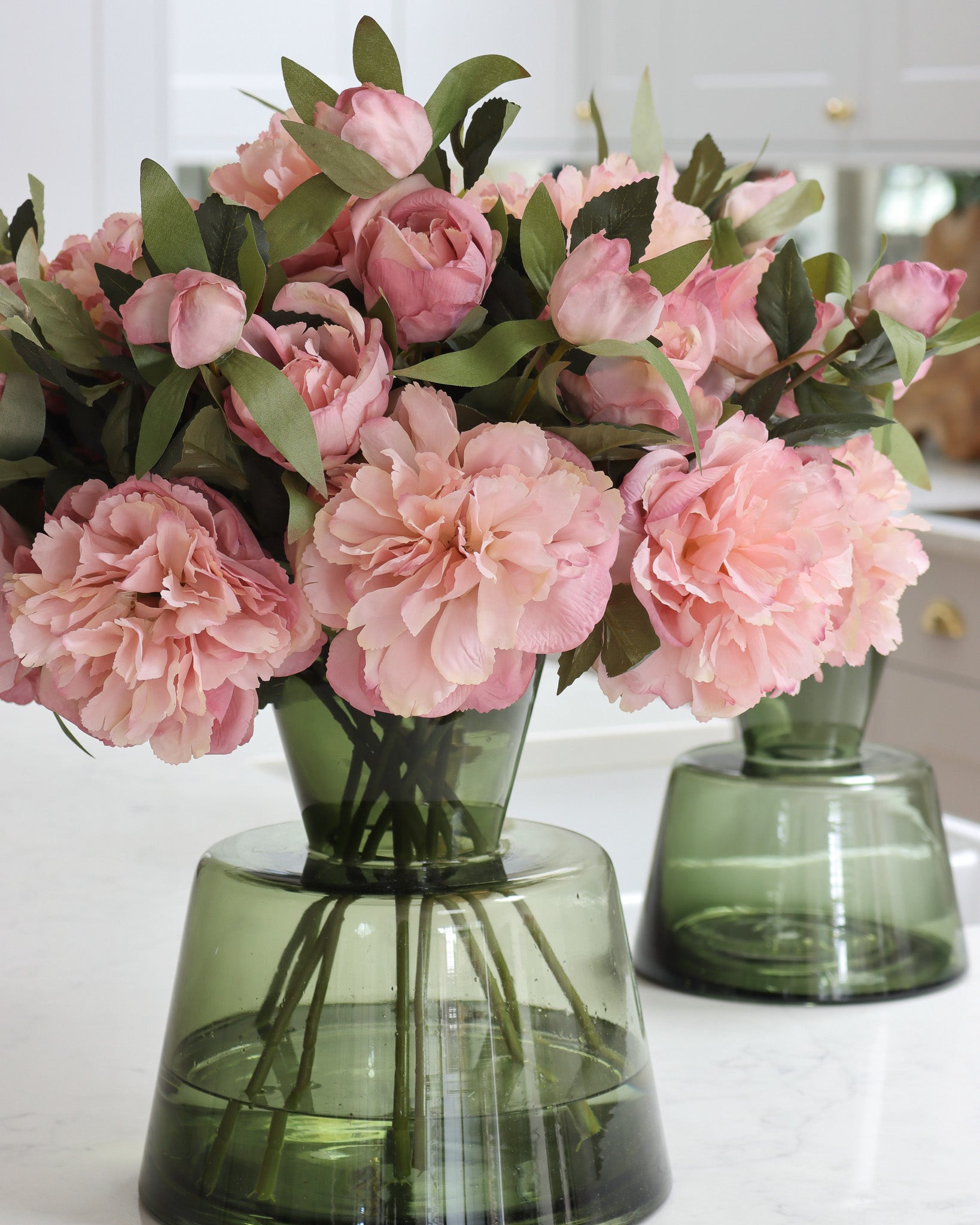Pink Peony Spray