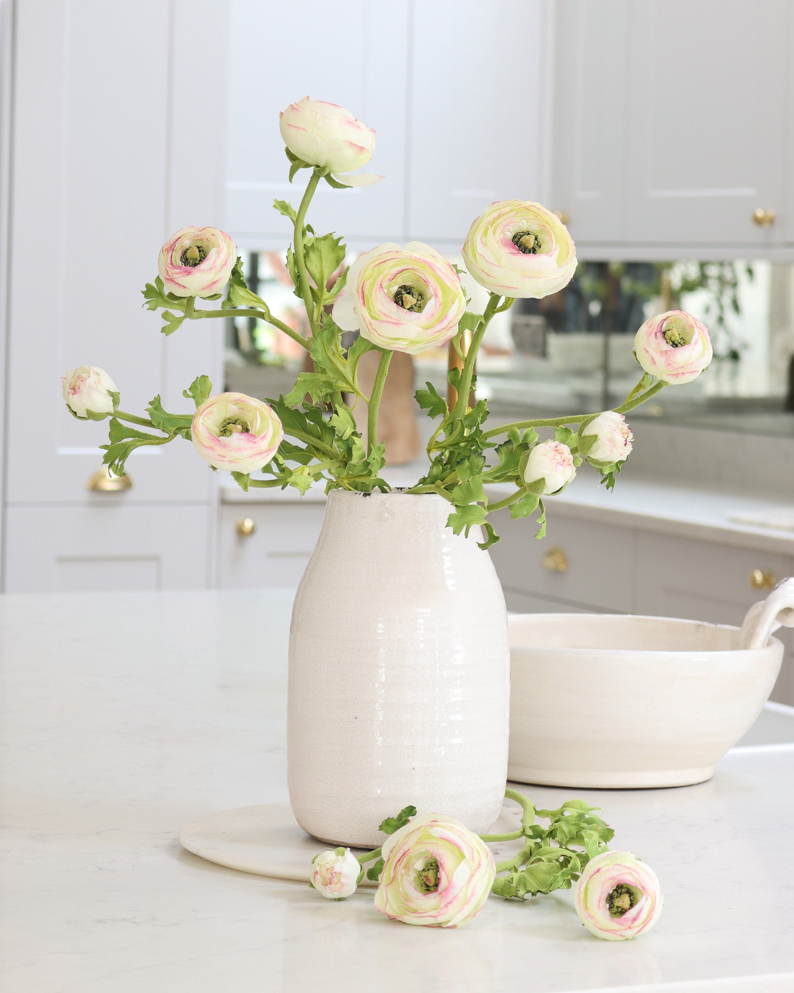 Green Ranunculus Spray