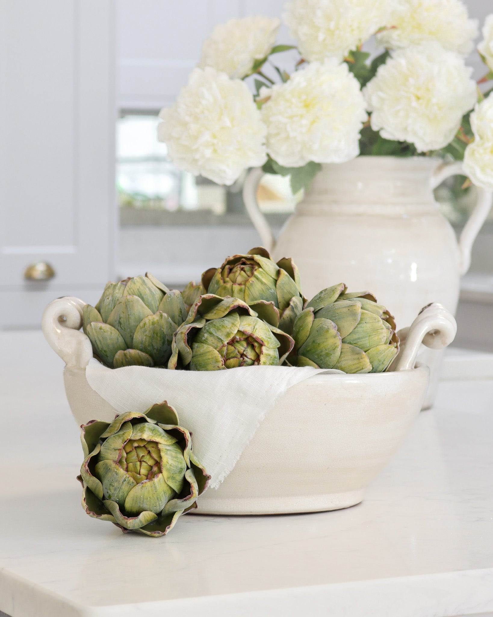 Green Artichoke Head
