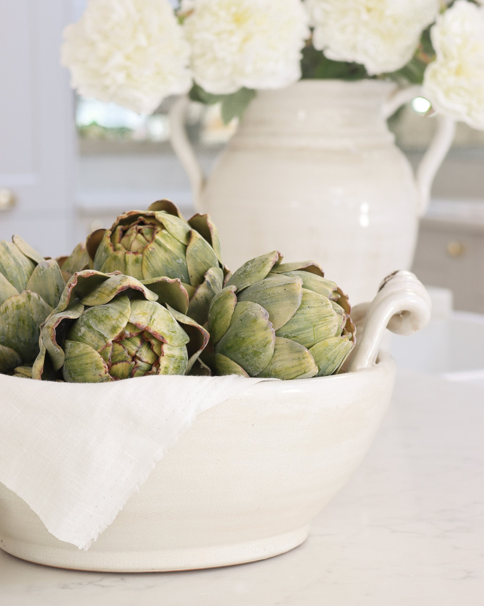 Green Artichoke Head