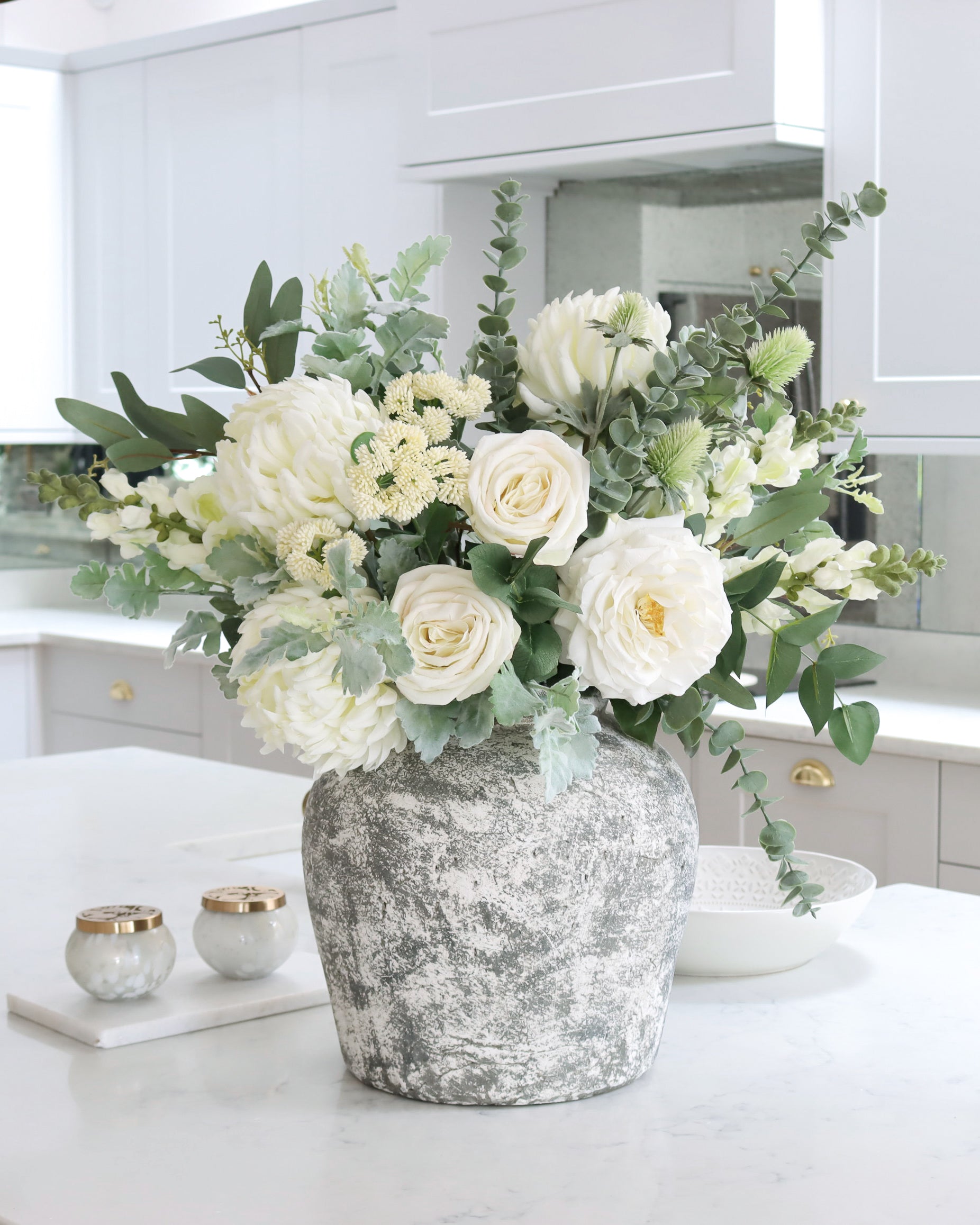 Aged Stone Vase