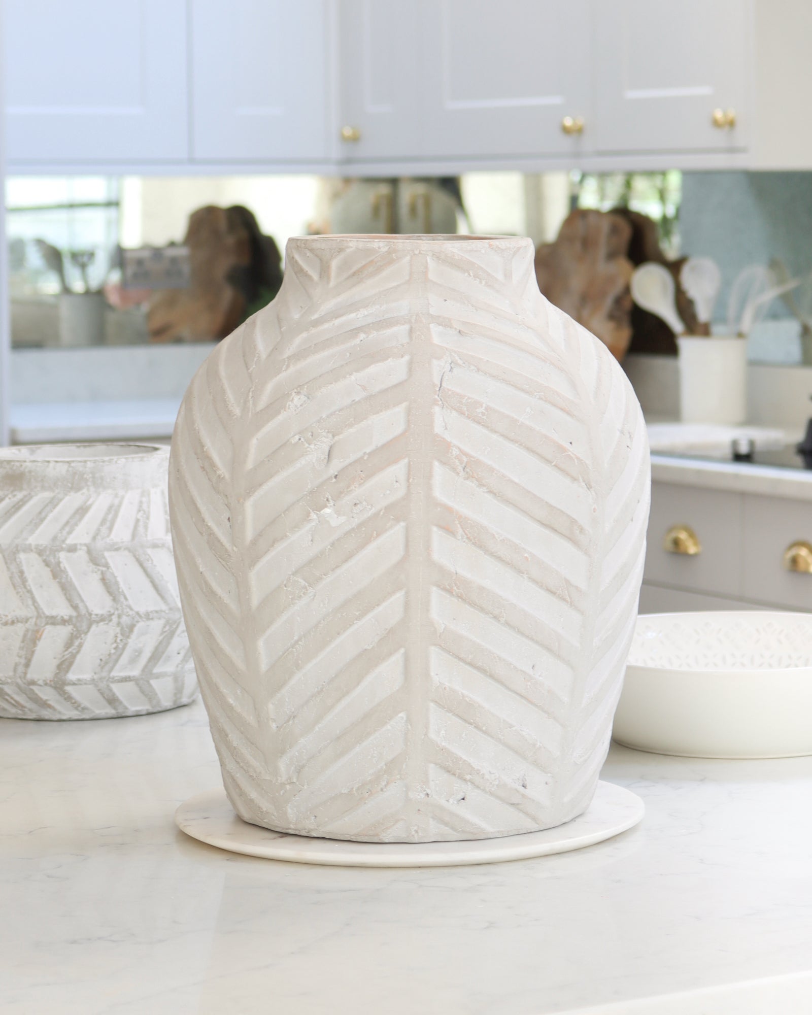 Bloomville Stone Vase