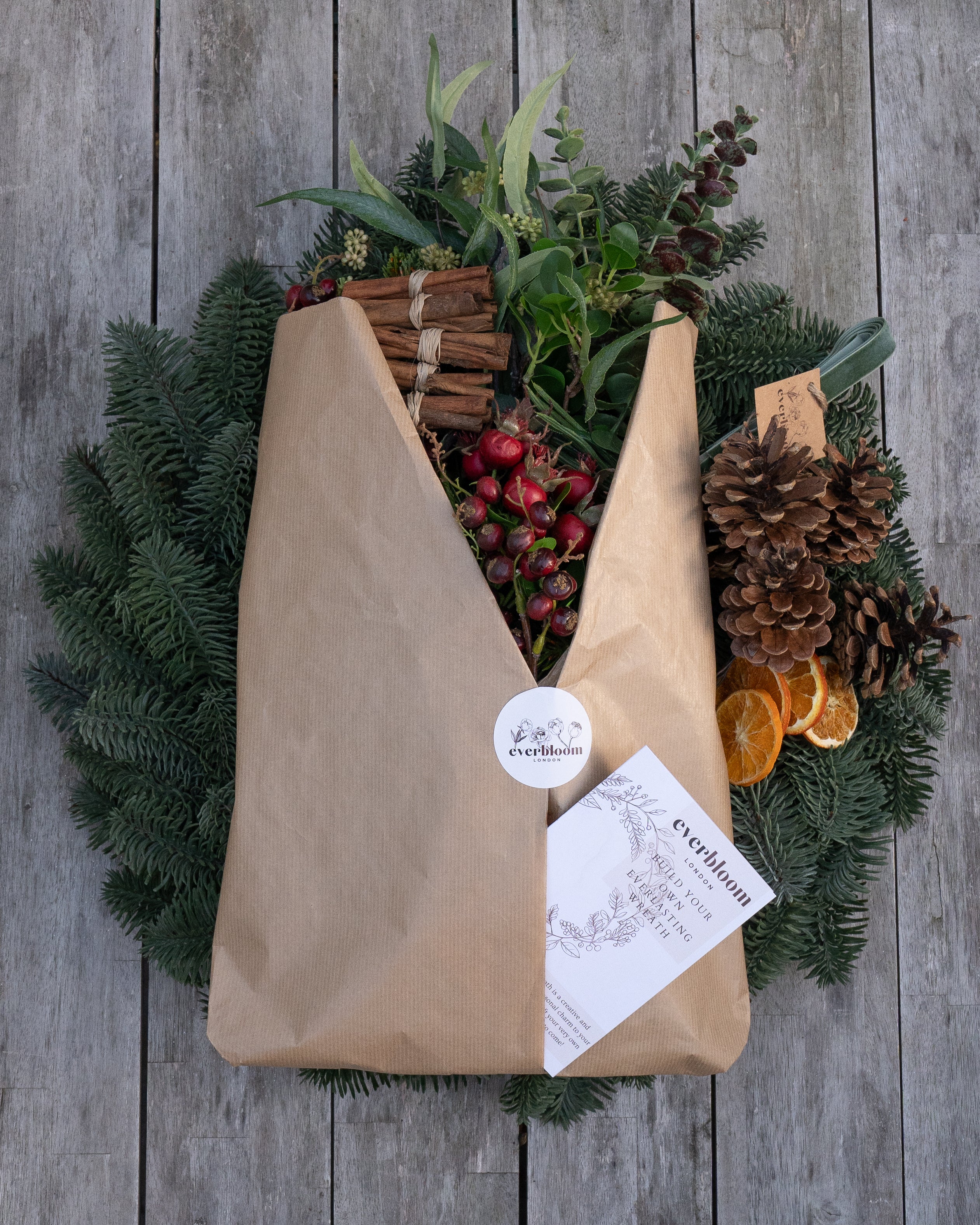 Festive Berry Everlasting Wreath