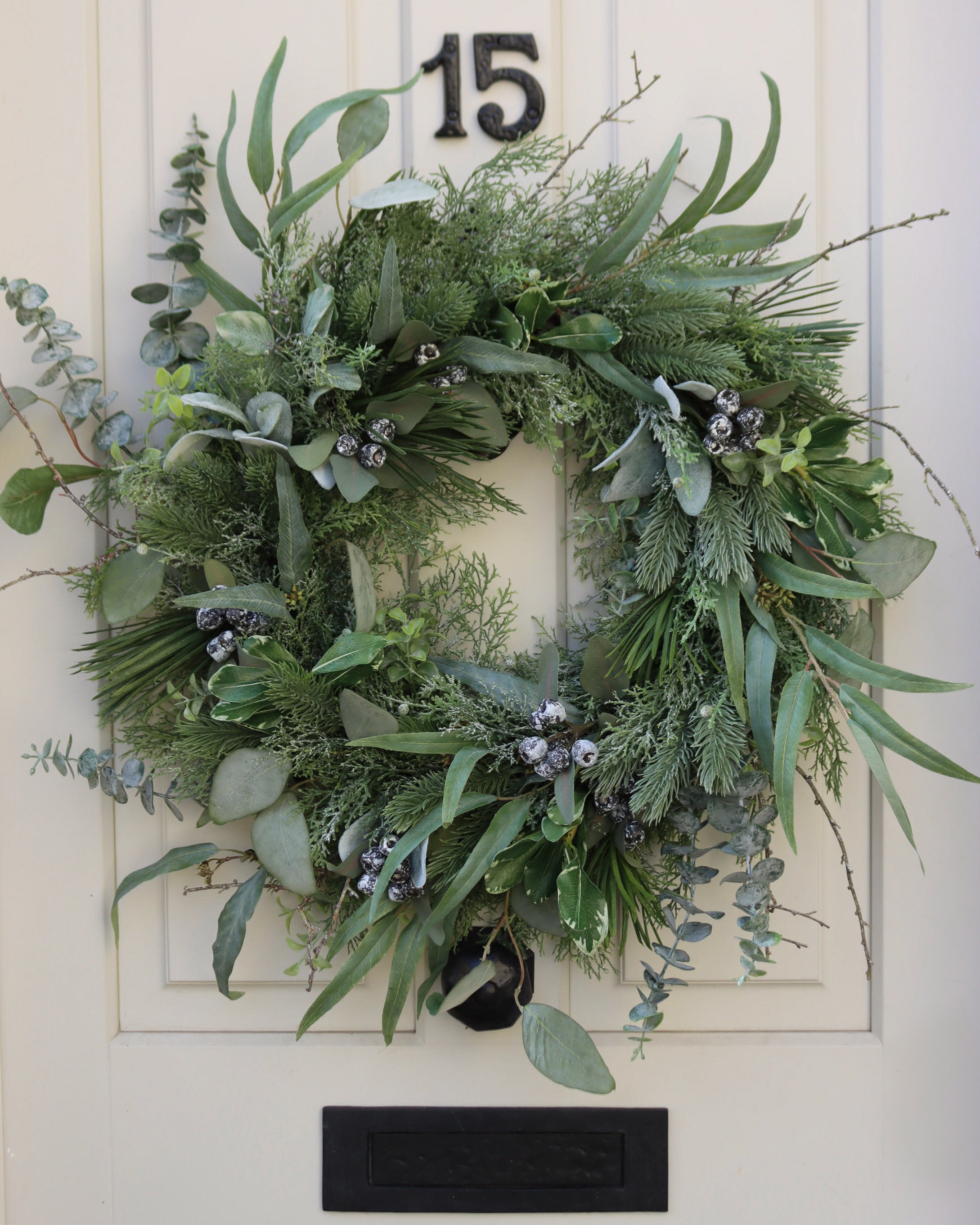 Winter Foliage Everlasting Wreath