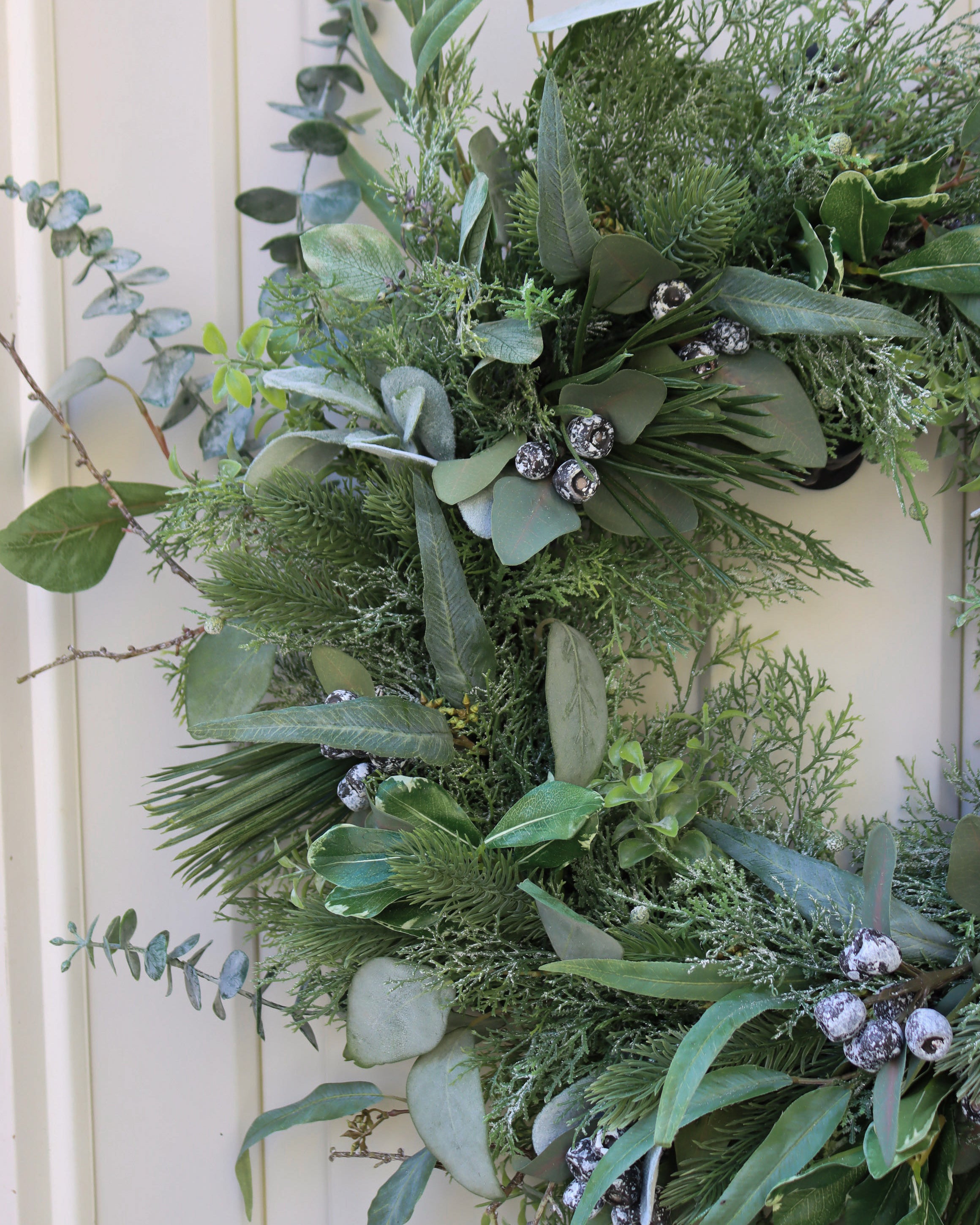 Winter Foliage Everlasting Wreath