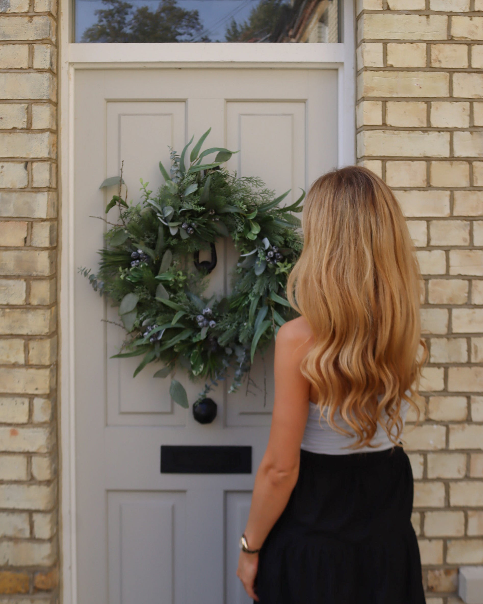 Winter Foliage Everlasting Wreath